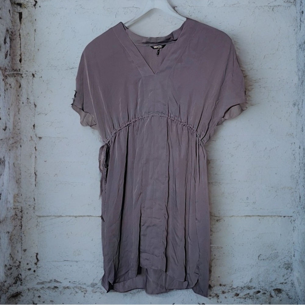 Daisy Fuentes tunic gray sz L Large Women’s top shirt blouse